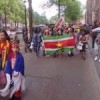 Herdenkingstocht vanwege slavernijverleden Amsterdam